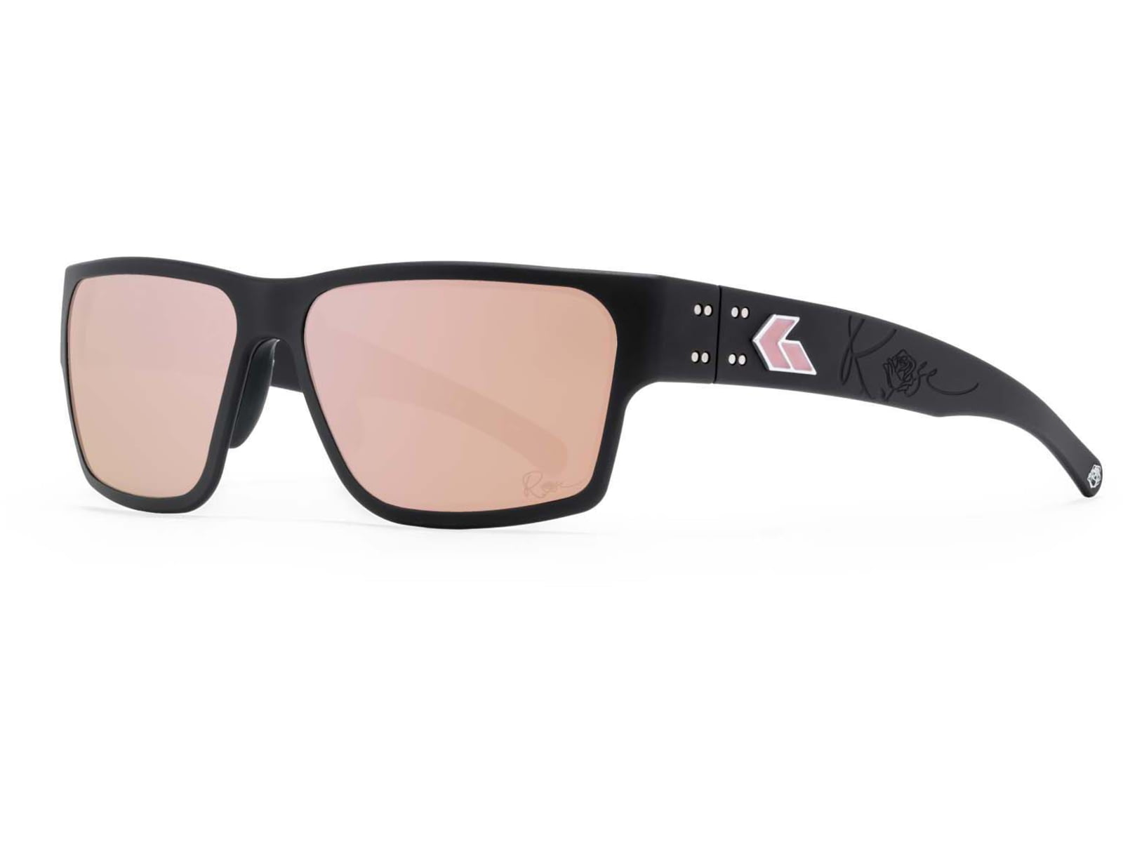 Gatorz Sig Sauer Delta Brown Polarized Sunglasses Charcoal Medium