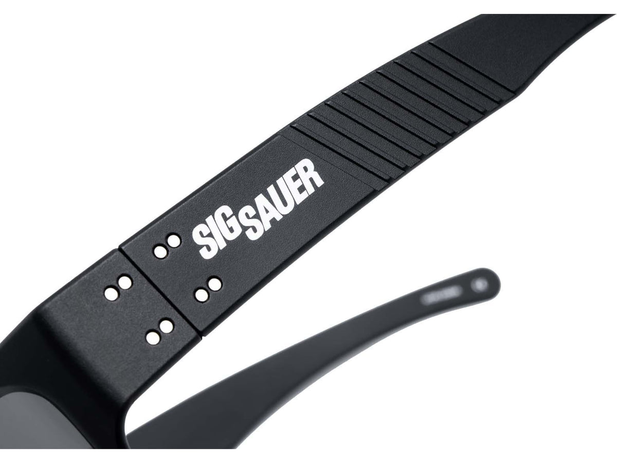 Gatorz Sig Sauer Delta Smoke Polarized Sunglasses Black Medium