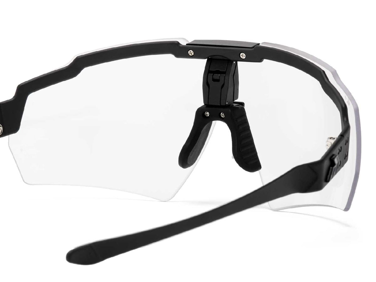 Gatorz Milspec Ballistic Z87.1 Sunglasses Black Cerakote Frame Photochromic Lens Blackout Logo One Size