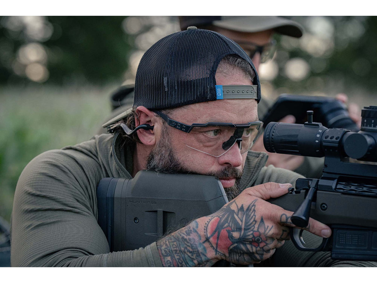 Gatorz Milspec Ballistic Z87.1 Sunglasses Black Cerakote Frame Photochromic Lens Blackout Logo One Size