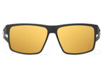 Gatorz Rig Sunglasses Black Frame with Silver Logo OPz Rose Gold Mirror Lenses