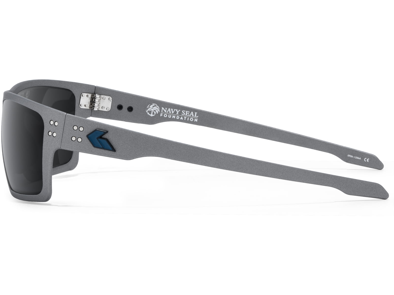 Gatorz Sentix Navy Seal Foundation Glasses w/NSF Blue Logo Gunmetal