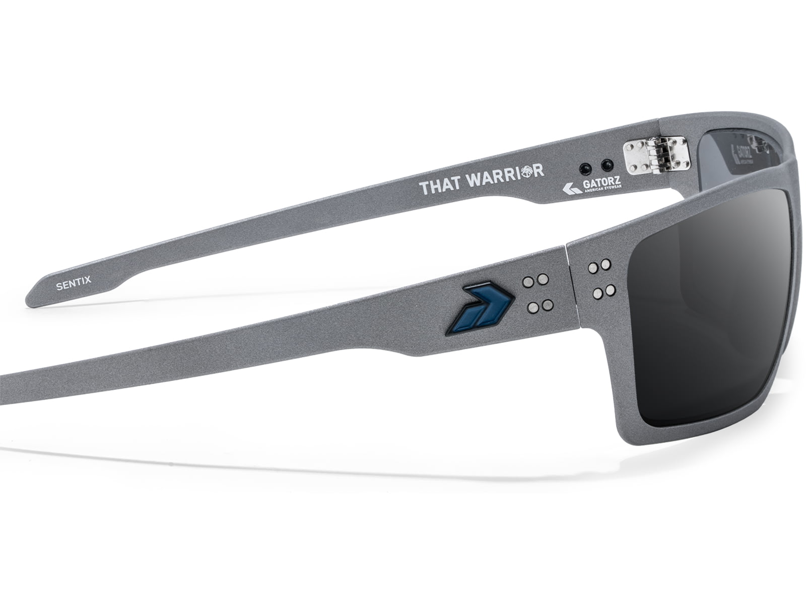 Gatorz Sentix Navy Seal Foundation Glasses w/NSF Blue Logo Gunmetal