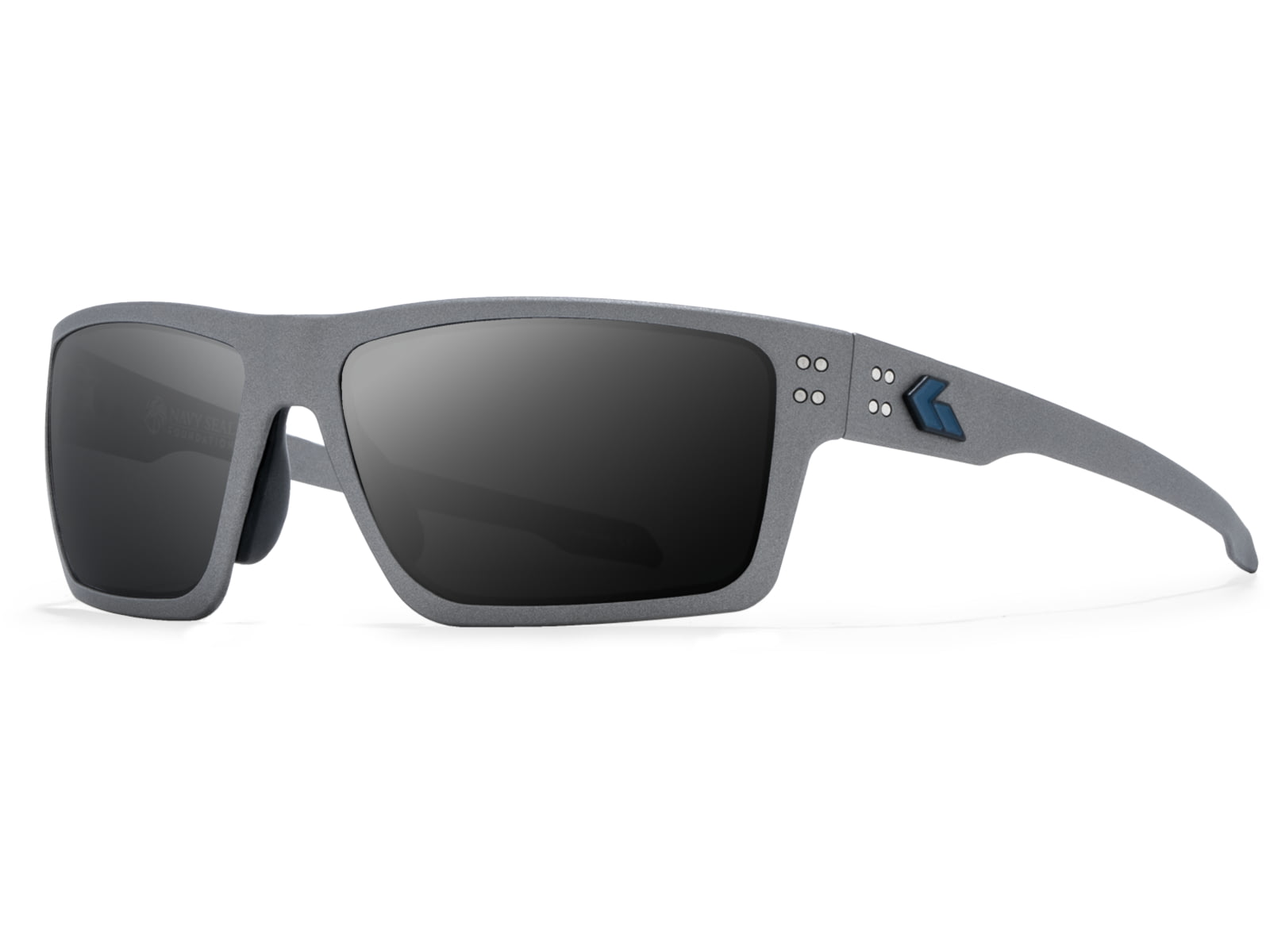 Gatorz Sentix Navy Seal Foundation Glasses w/NSF Blue Logo Gunmetal