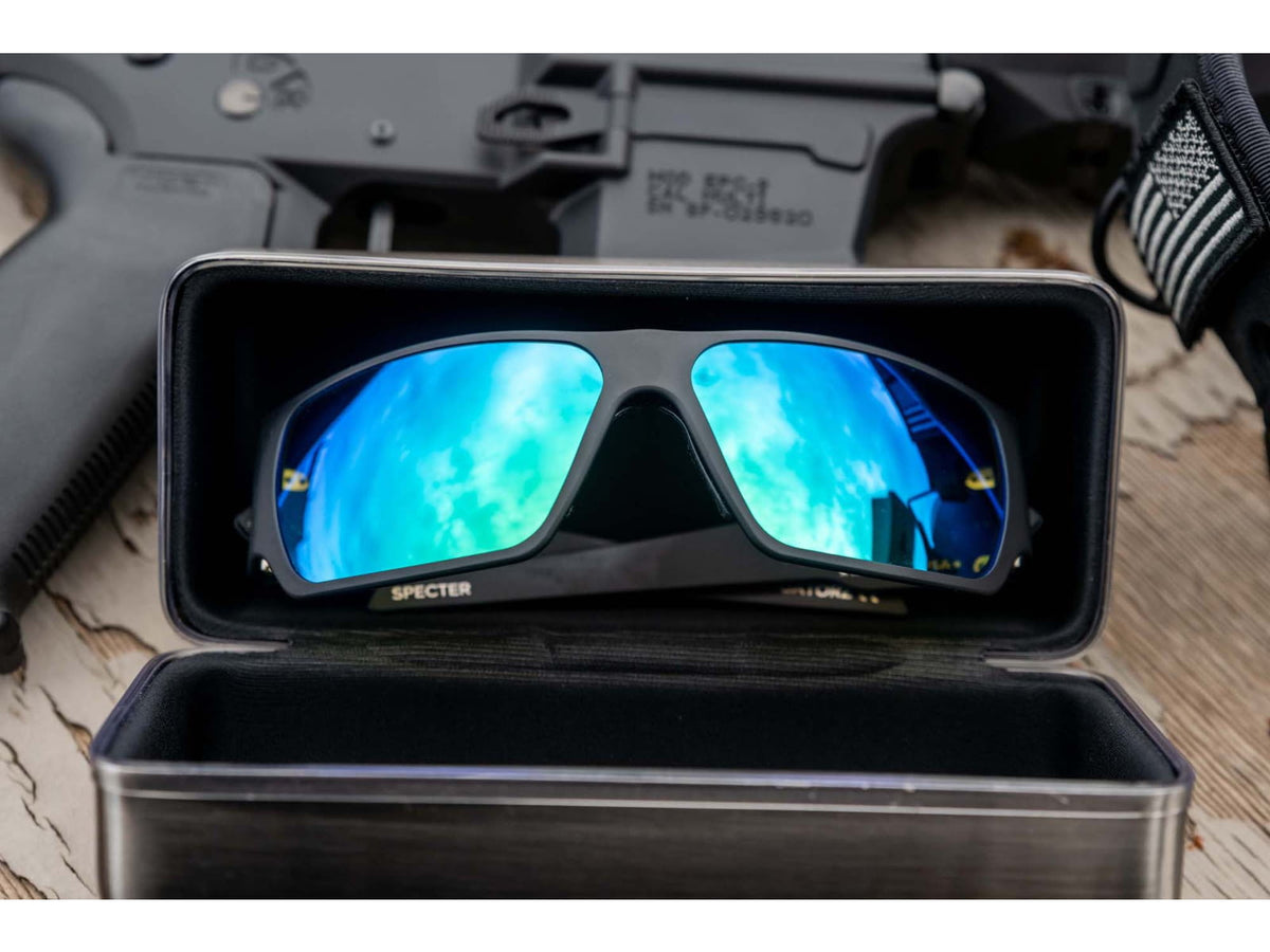 Gatorz Specter Sunglasses Cerakote Blackout Frame Smoke Polarized