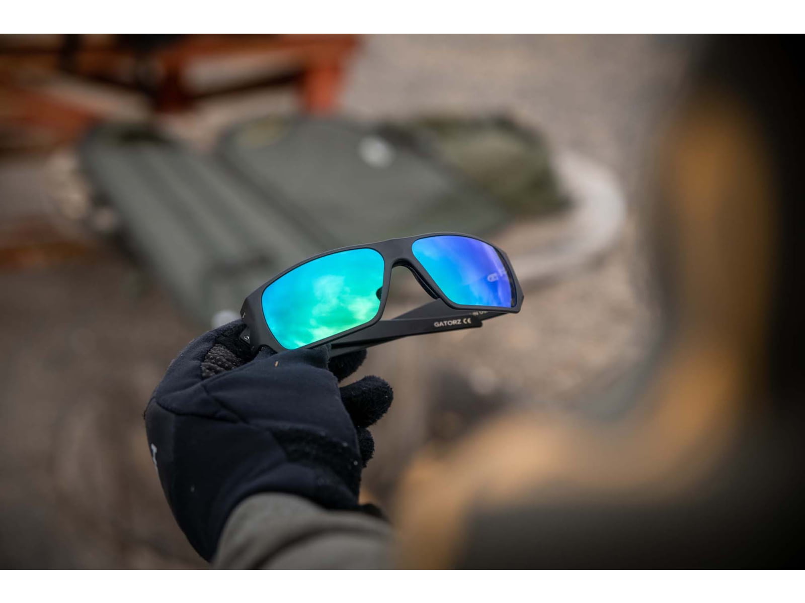 Gatorz Specter Sunglasses Cerakote Blackout Frame Smoke Polarized