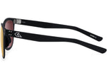 Gatorz Wraith Sunglasses Black Engraved Logo Smoke