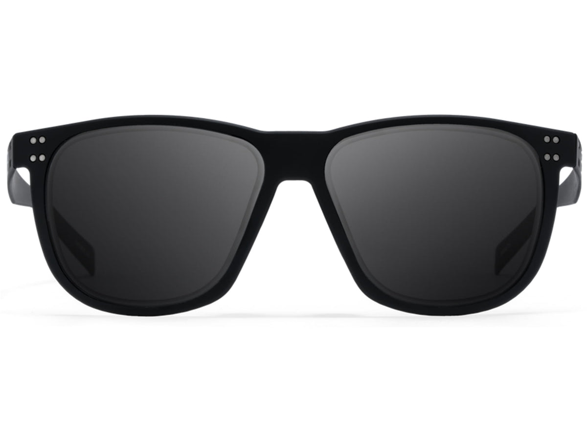 Gatorz Wraith Sunglasses Black Engraved Logo Smoke