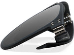 Gatorz Wraith Sunglasses Black Engraved Logo Smoke