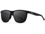 Gatorz Wraith Sunglasses Black Engraved Logo Smoke