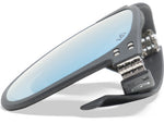 Gatorz Wraith Sunglasses Black Engraved Logo Smoke