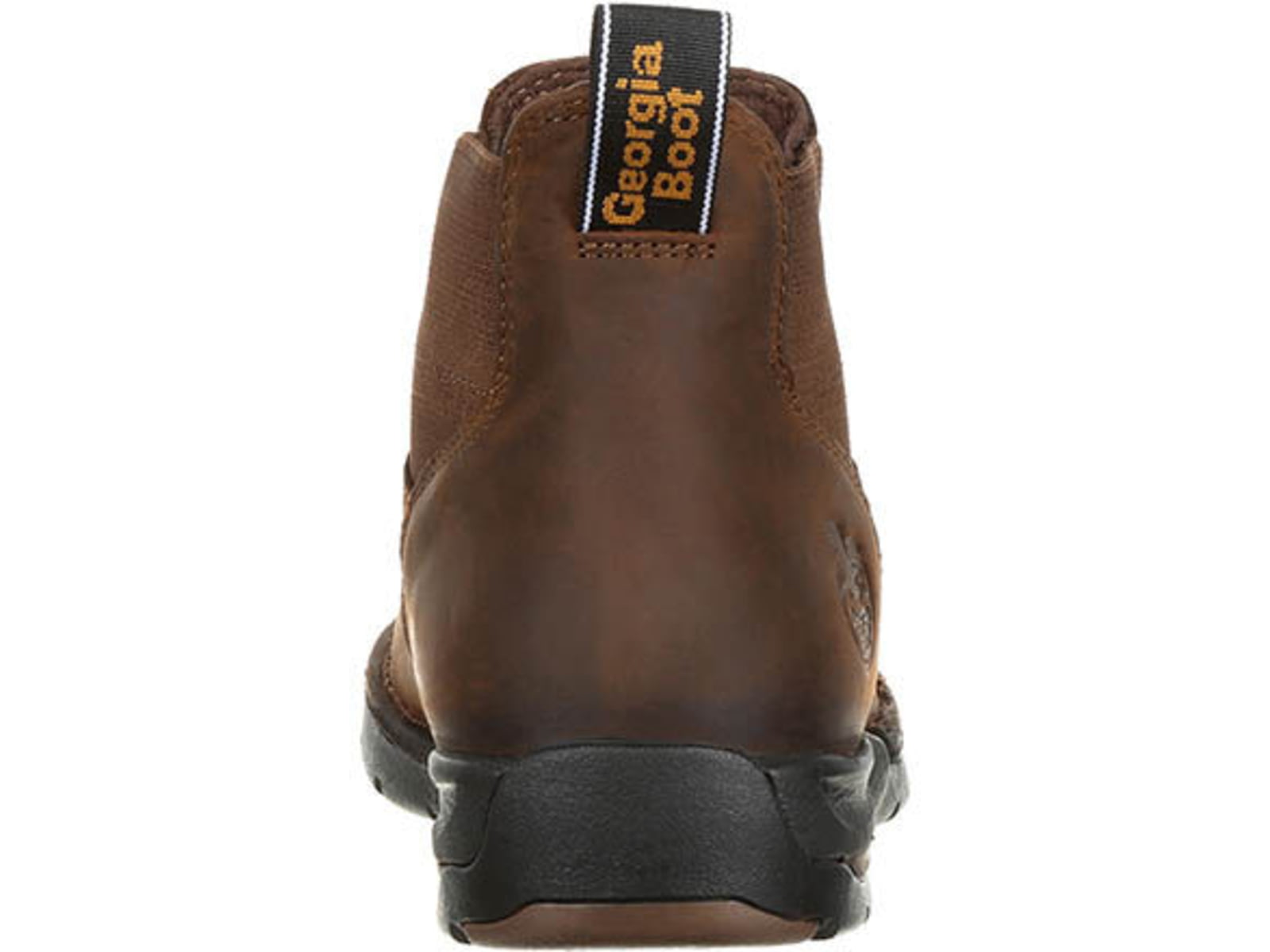 Georgia Boot Athens Chelsea Waterproof 5 inch Work Boot - Men's Dark Brown