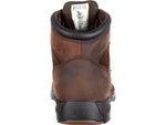 Georgia Boot Athens Waterproof 6 inch Work Boot w/Steel Toe - Men's Brown 9 Wide