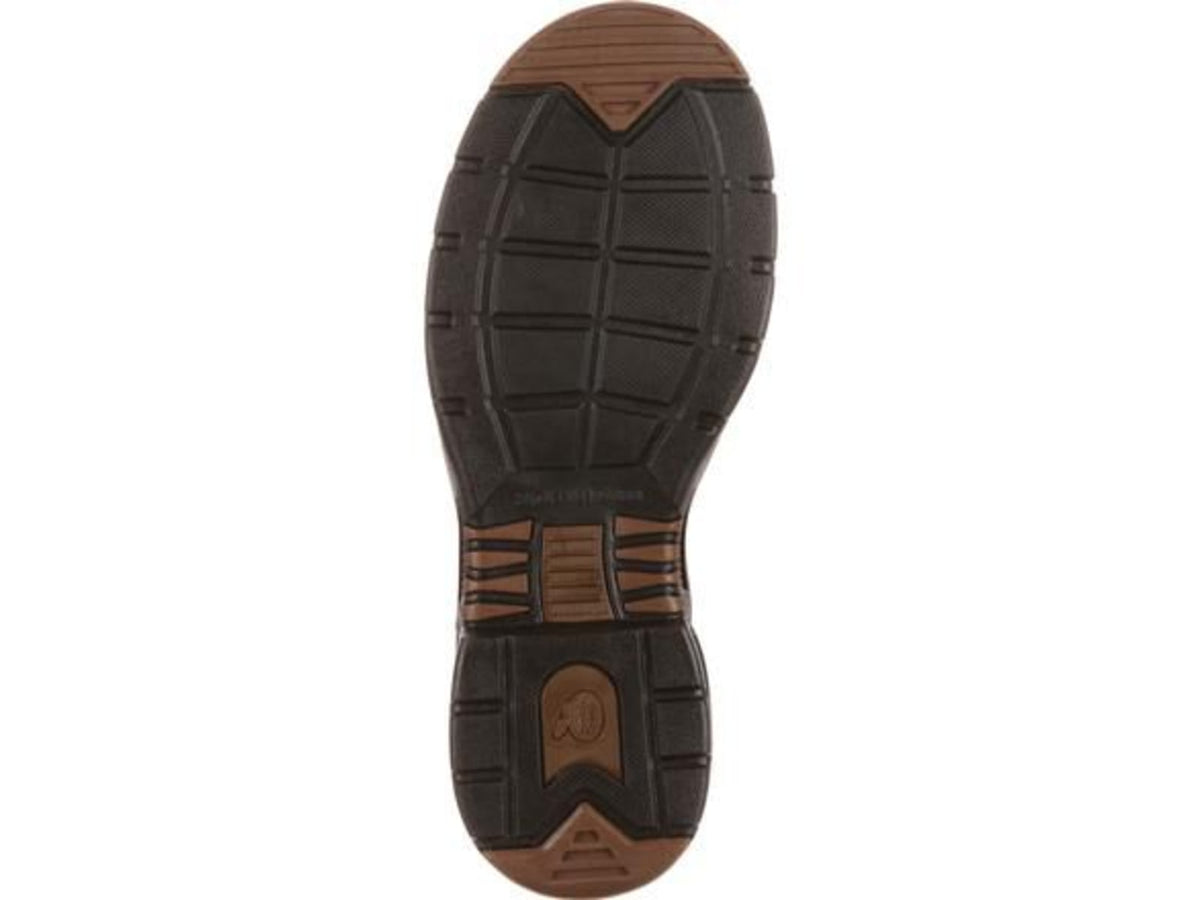 Georgia Boot Athens Waterproof 6 inch Work Boot w/Steel Toe - Men's Brown 9 Wide