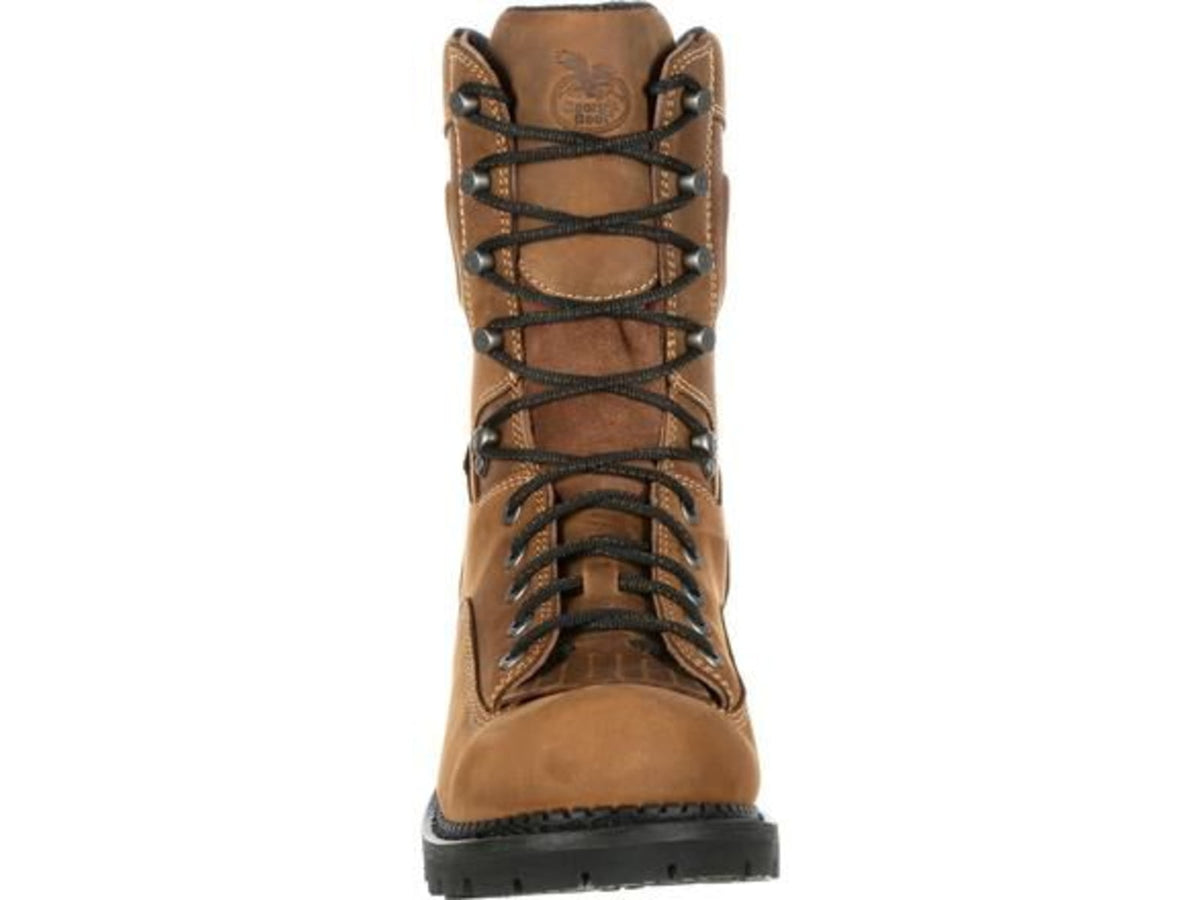 Georgia Boot Comfort Core Logger 9 inch Work Boot w/Composite Toe - Men's Brown