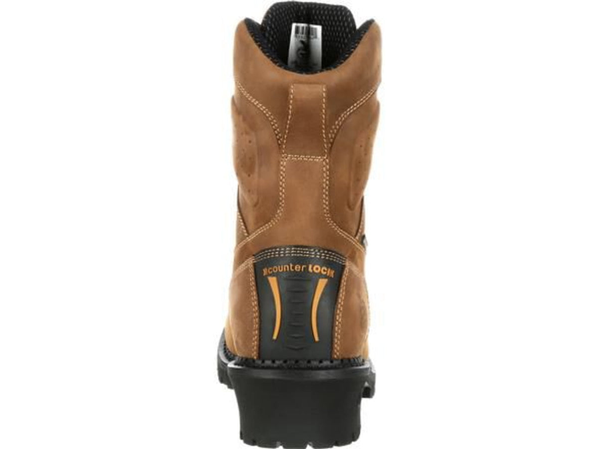 Georgia Boot Comfort Core Logger 9 inch Work Boot w/Composite Toe - Men's Brown