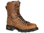 Georgia Boot Comfort Core Waterproof Logger 8 inch Work Boot w/Composite Toe - Men's Crazy Horse