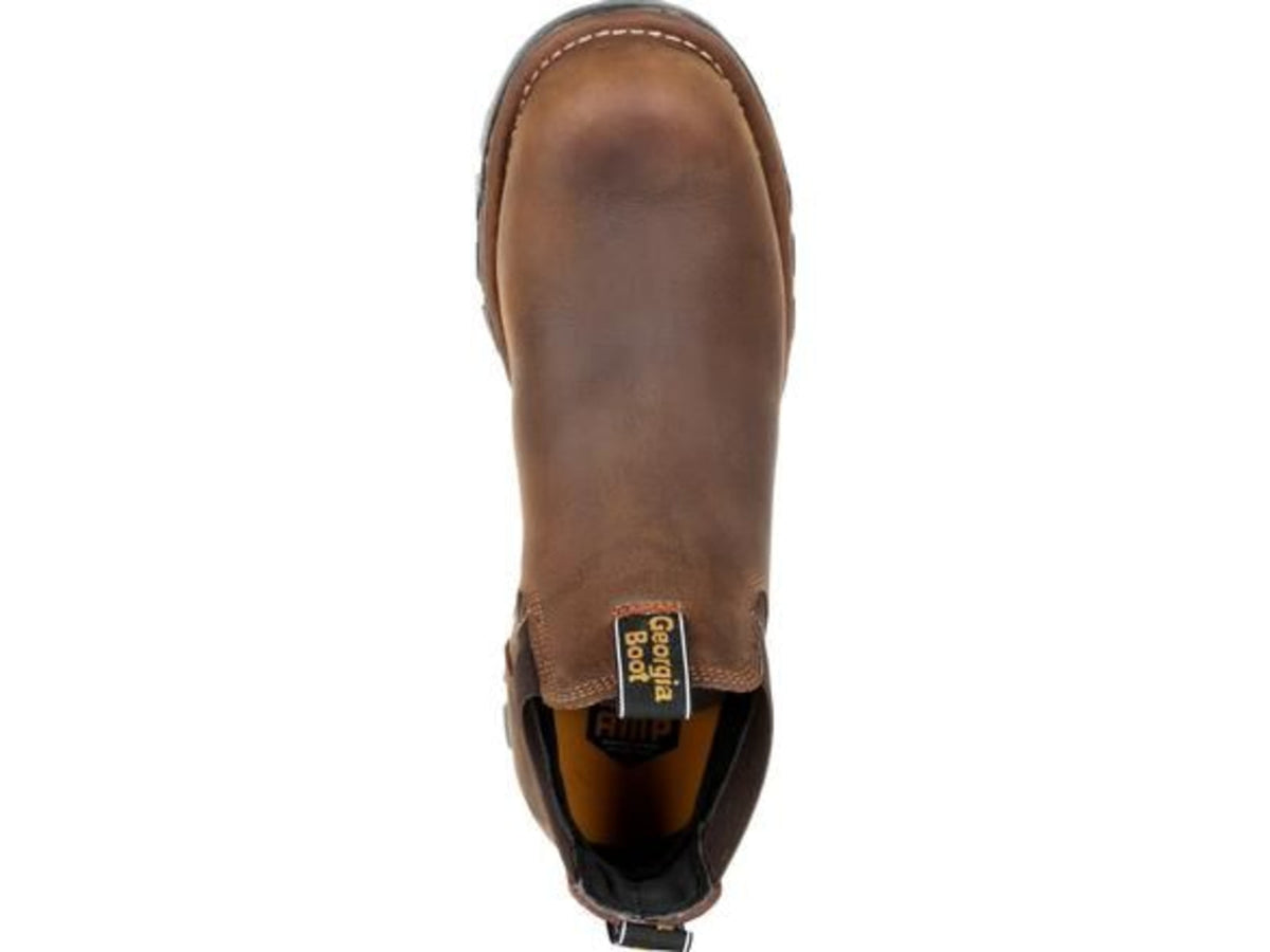 Georgia Boot Eagle One Waterproof Chelsea 4 inch Work Boot - Men's