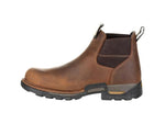 Georgia Boot Eagle One Waterproof Chelsea 4 inch Work Boot w/Steel Toe - Men's Medium Brown