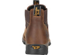 Georgia Boot Eagle One Waterproof Chelsea 4 inch Work Boot w/Steel Toe - Men's Medium Brown