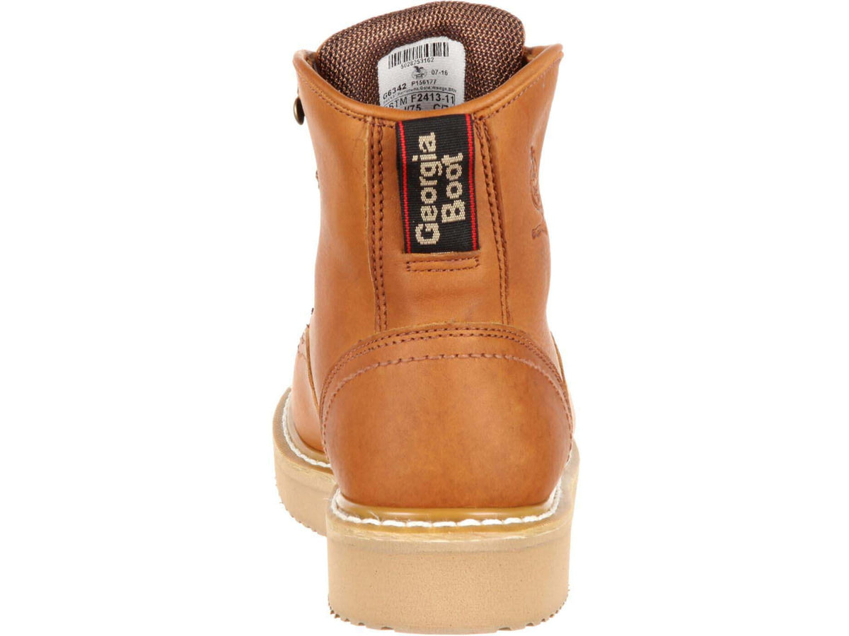 Georgia Boot Wedge Steel Toe 6in Work Boot - Men's