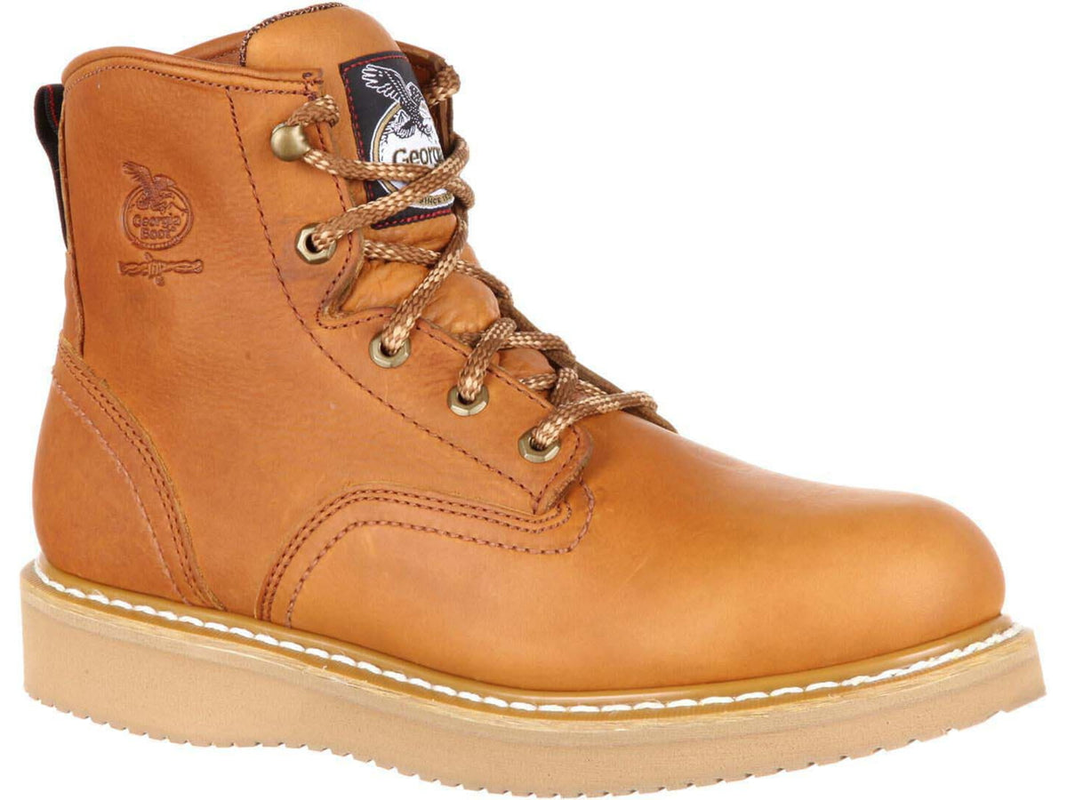 Georgia Boot Wedge Steel Toe 6in Work Boot - Men's