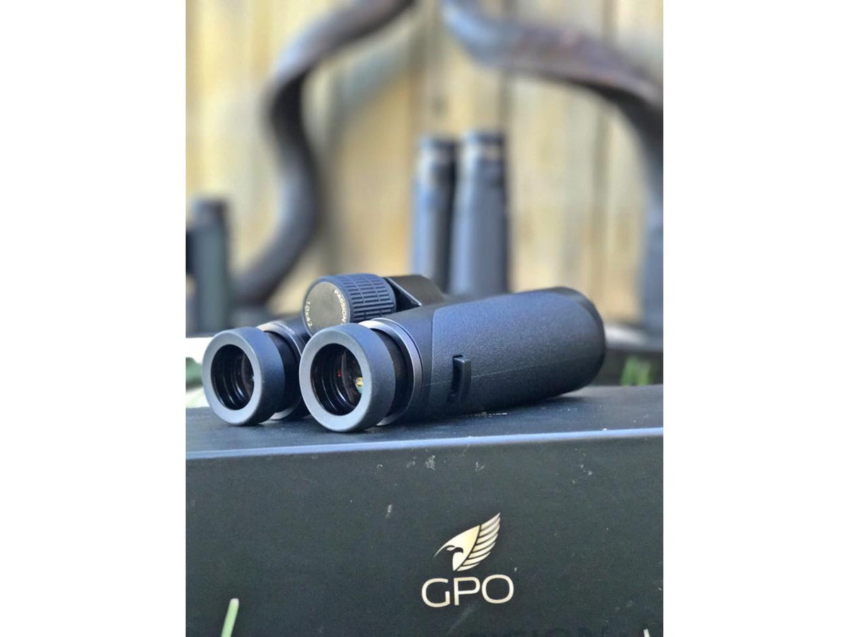 German Precision Optics PASSION HD 10x42mm Schmidt-Pechan Prism Binocular Charcoal Black B620