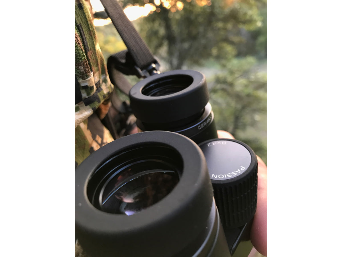 German Precision Optics PASSION HD 8x42mm Schmidt-Pechan Prism Binocular Rubber Armor Charcoal Black B600
