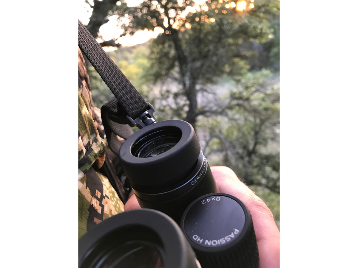 German Precision Optics PASSION HD 8x42mm Schmidt-Pechan Prism Binocular Rubber Armor Charcoal Black B600