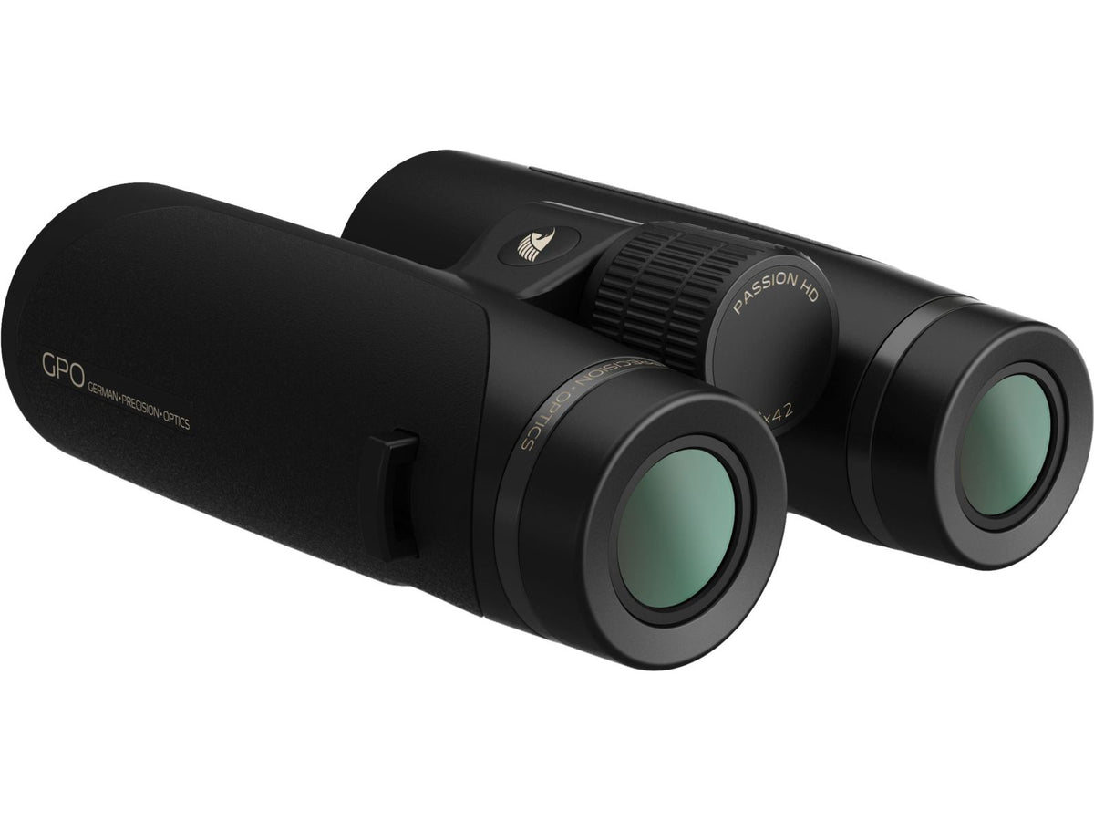 German Precision Optics PASSION HD 8x42mm Schmidt-Pechan Prism Binocular Rubber Armor Charcoal Black B600