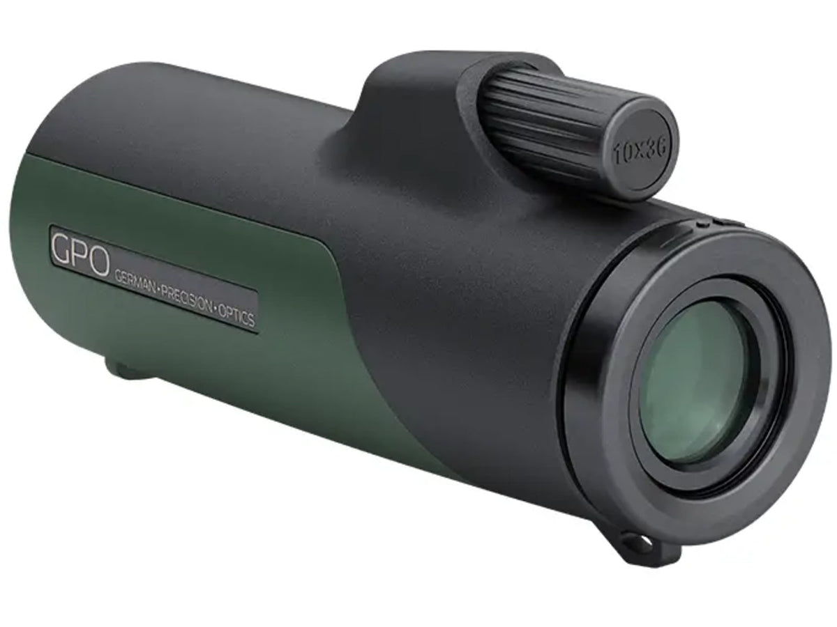 German Precision Optics Passion HD 10x36mm Monocular Green M100