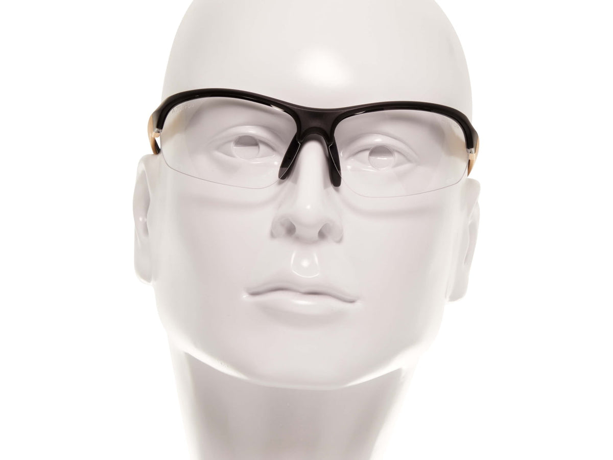Girls With Guns Devotee Protective Shooting Safety Glasses Gold/Brown Frame Clear Lenses One Size 2371