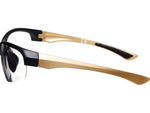 Girls With Guns Devotee Protective Shooting Safety Glasses Gold/Brown Frame Clear Lenses One Size 2371