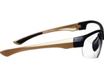 Girls With Guns Devotee Protective Shooting Safety Glasses Gold/Brown Frame Clear Lenses One Size 2371