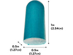 Girls With Guns Silencer Foam Ear Plugs 32 dB NRR ANSI S3.19 & CE EN352-1 Hearing Protection Rated 6-Pairs per Pack Teal One Size