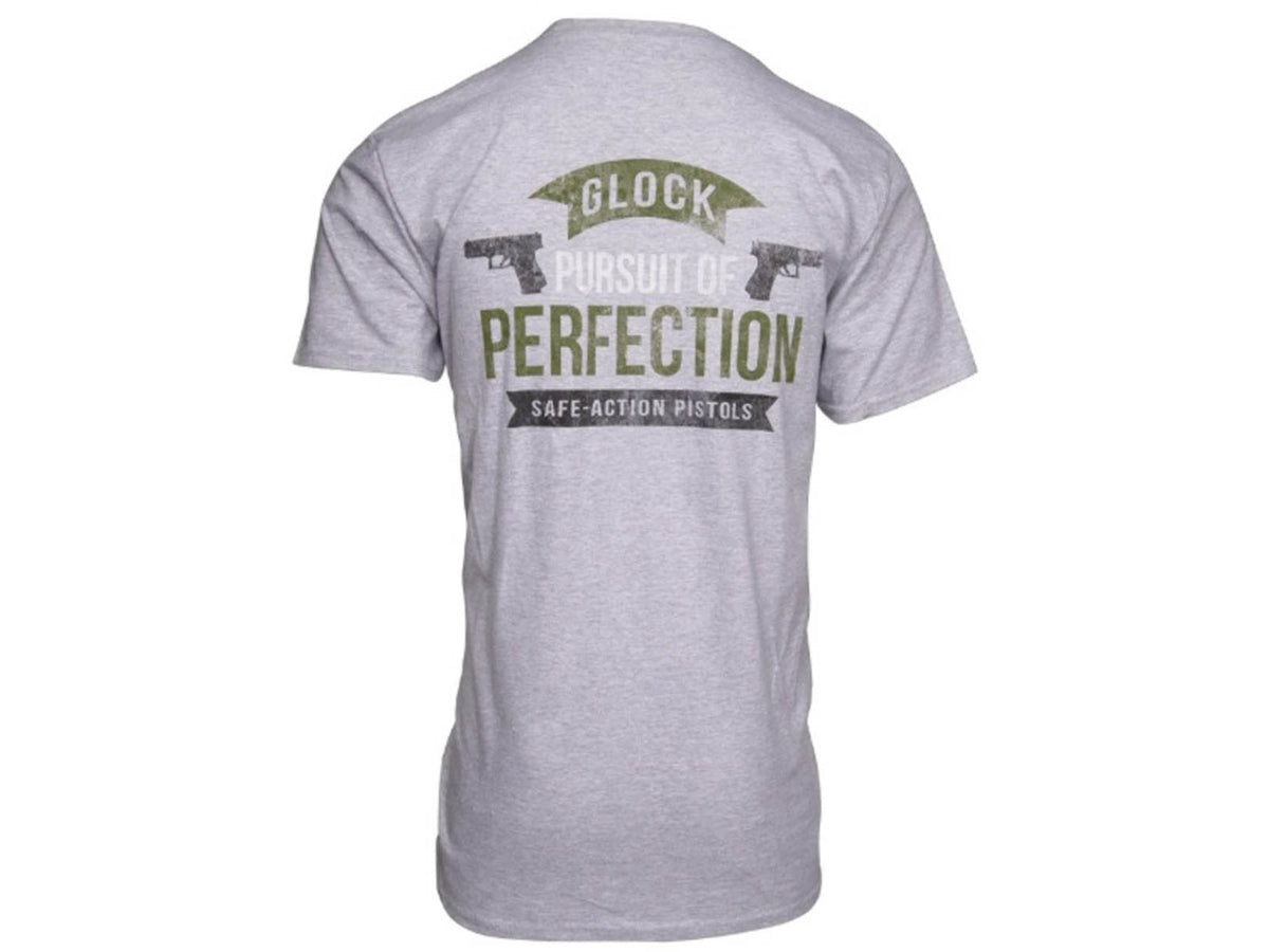 Glock AA75117 Pursuit Of Perfection Gray Small Short Sleeve