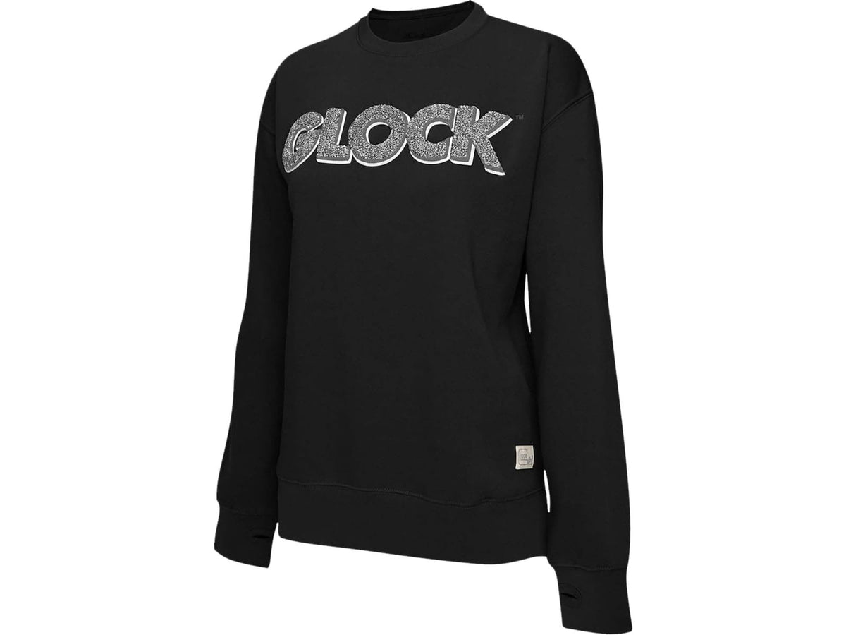 Glock Crewneck Raglan Fleece Black Cotton/Polyester Long Sleeve XL AP96258