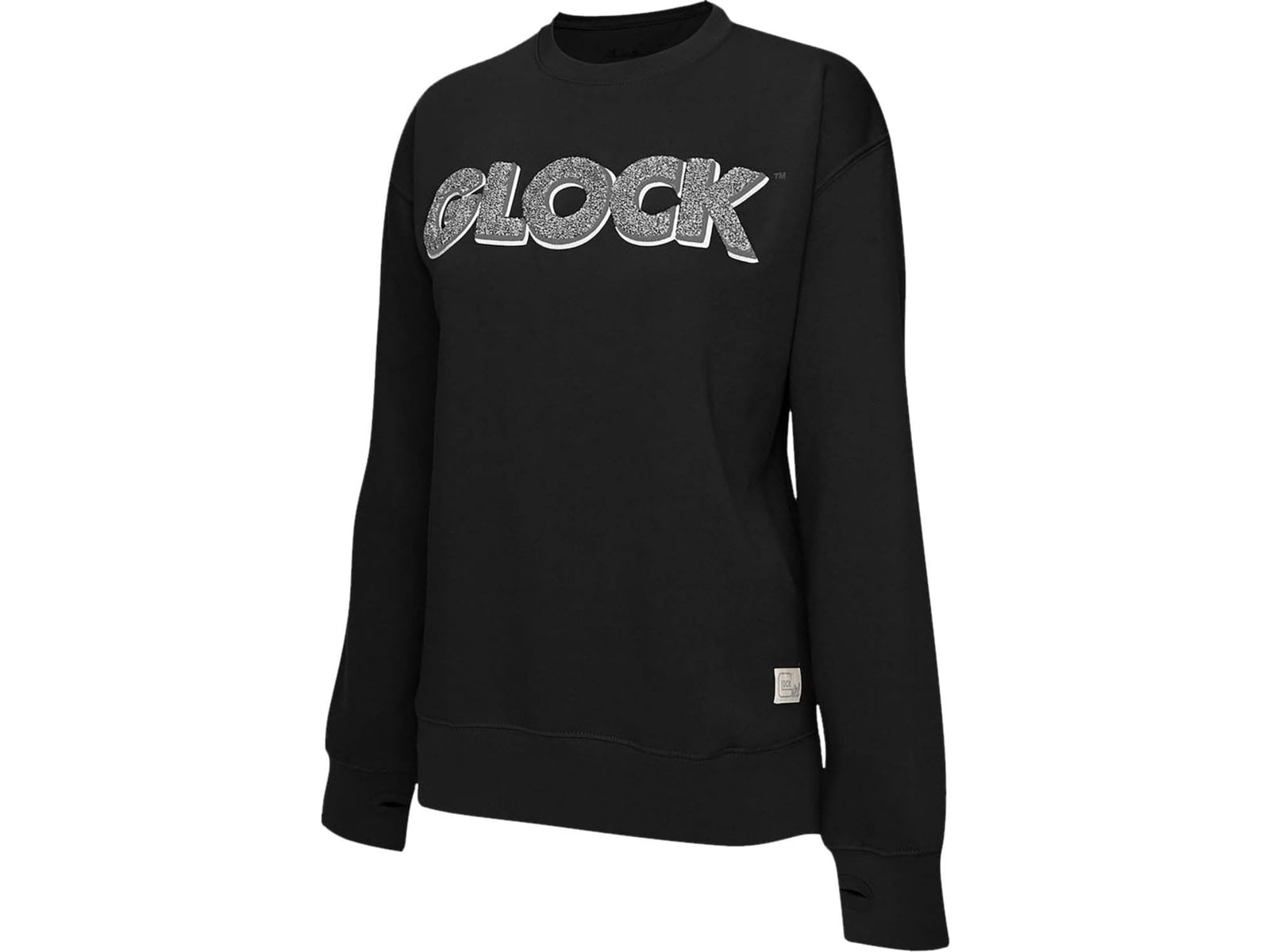 Glock Crewneck Raglan Fleece Black Cotton/Polyester Long Sleeve Large AP96257