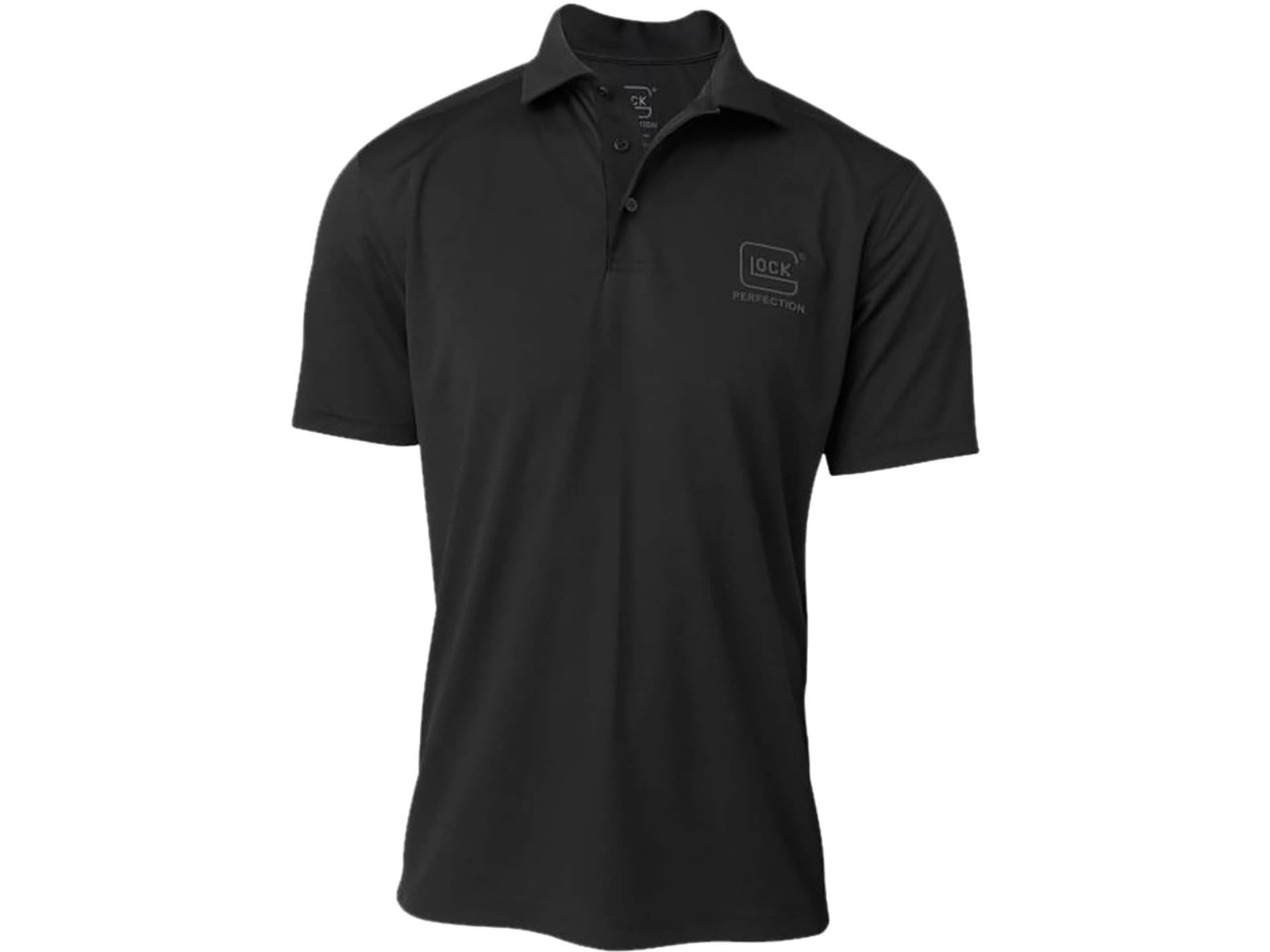 Glock Glock Perfection Polo Black Polyester Mesh Short Sleeve Large AP96213
