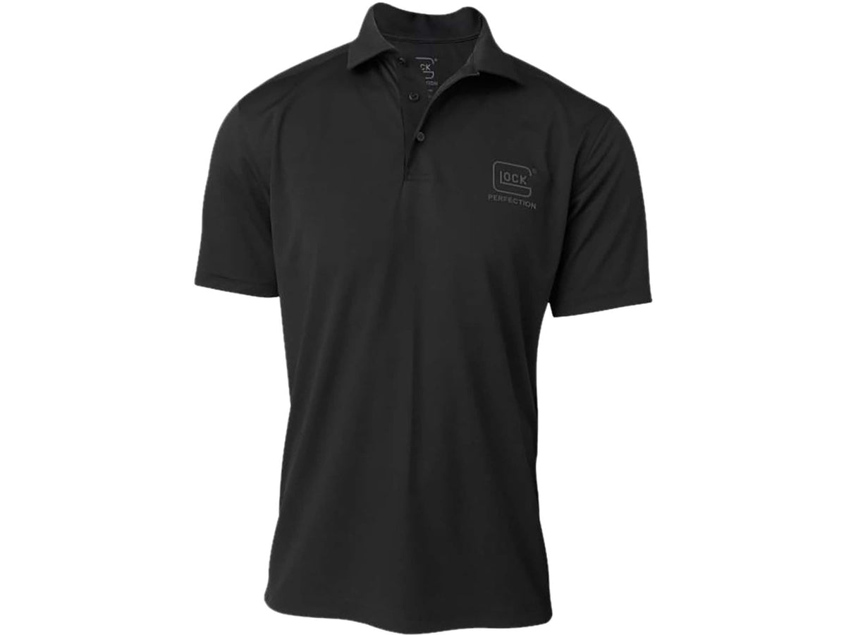 Glock Glock Perfection Polo Black Polyester Mesh Short Sleeve Large AP96213