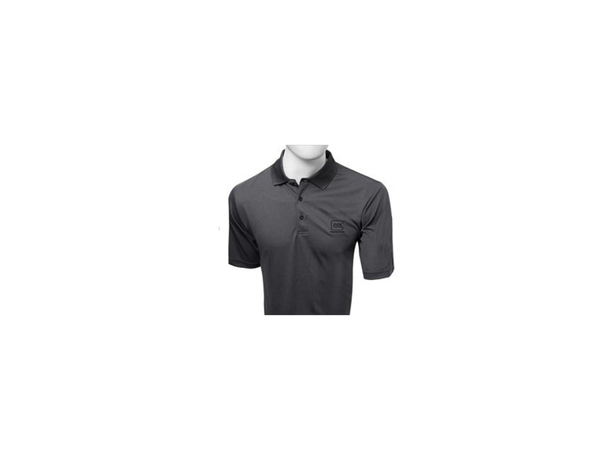 Glock Perfection Polo - Men's Grey Small AA51001