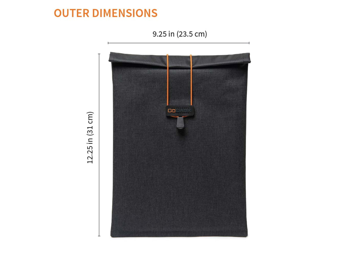GoDark Faraday Bag for Tablets Charcoal