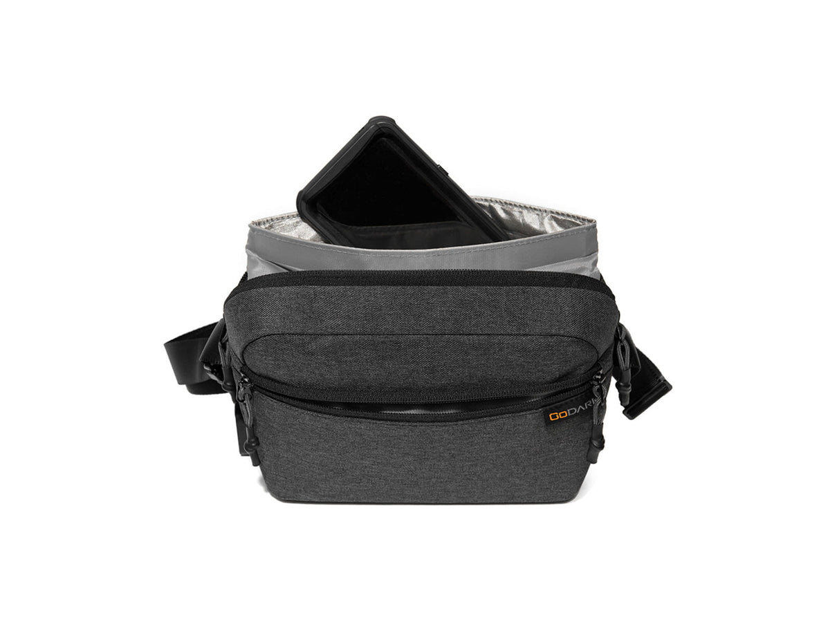 GoDark Faraday Crossbody Bag Charcoal