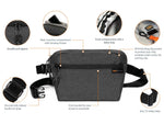 GoDark Faraday Crossbody Bag Charcoal
