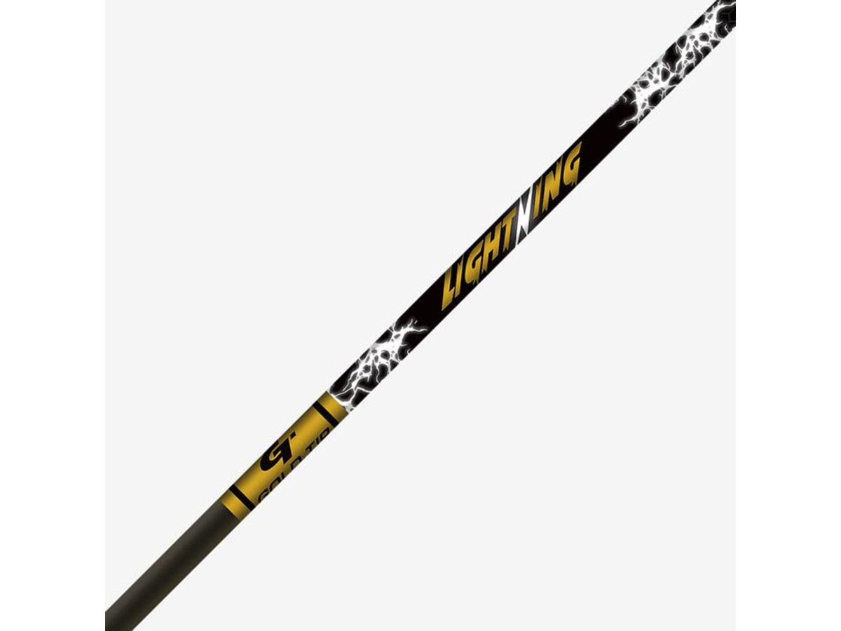 Gold Tip Lightning 28 inch Point Glued In Shafts 1dz LIGS