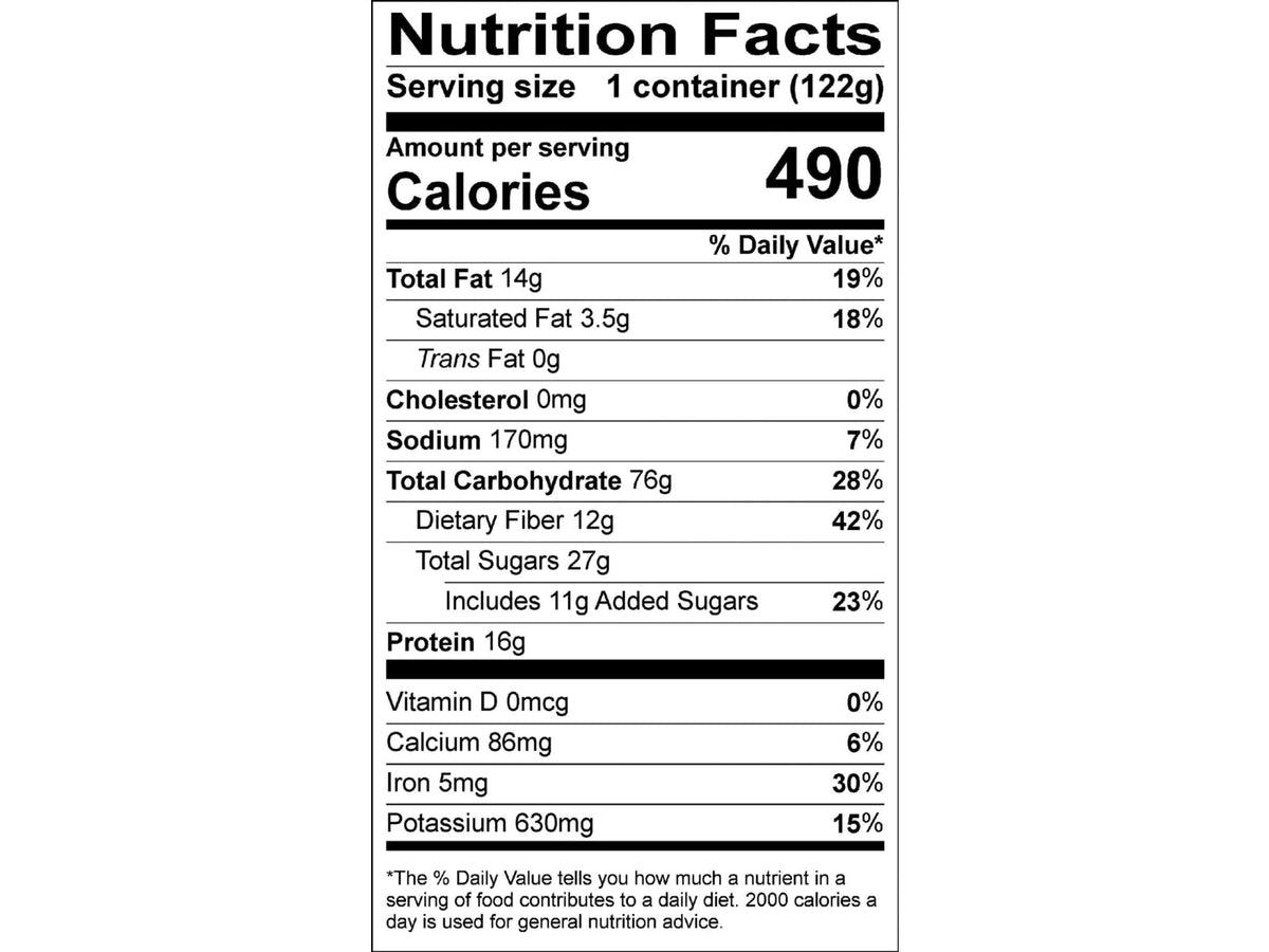 Good To-Go Oatmeal - Single Serving 1101