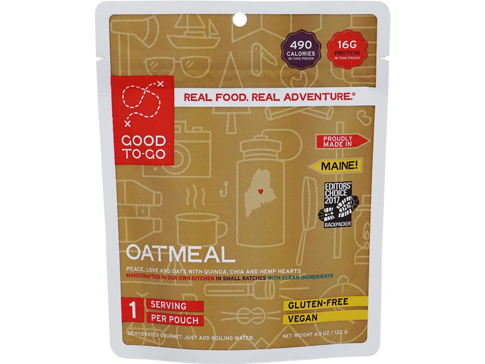 Good To-Go Oatmeal - Single Serving 1101