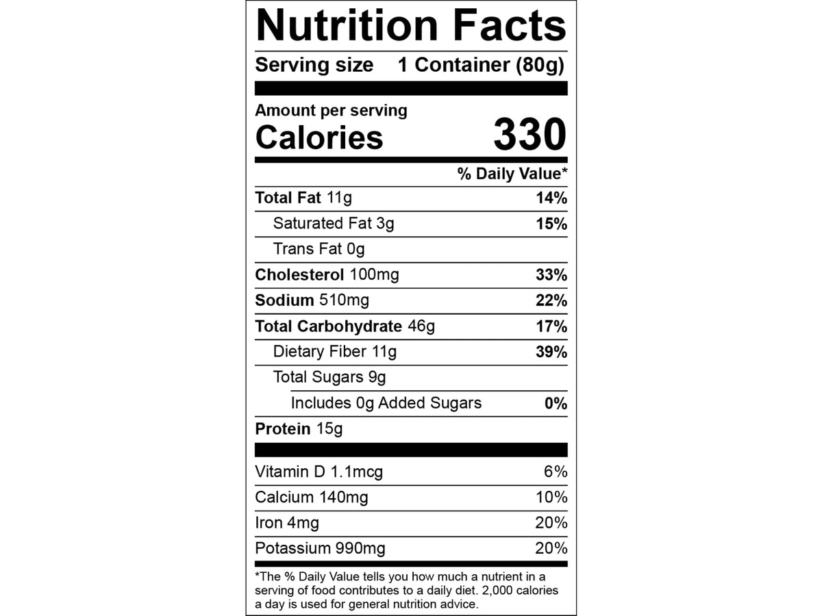Good To-Go Ranchero Scramble Dehydrated Food Single Serving Natural 95g