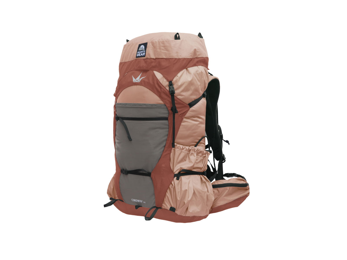 Granite Gear Crown 3 60L S.I. Eco Backpacks - Women's Short Torso Muted Peach/Rust 60 Liter
