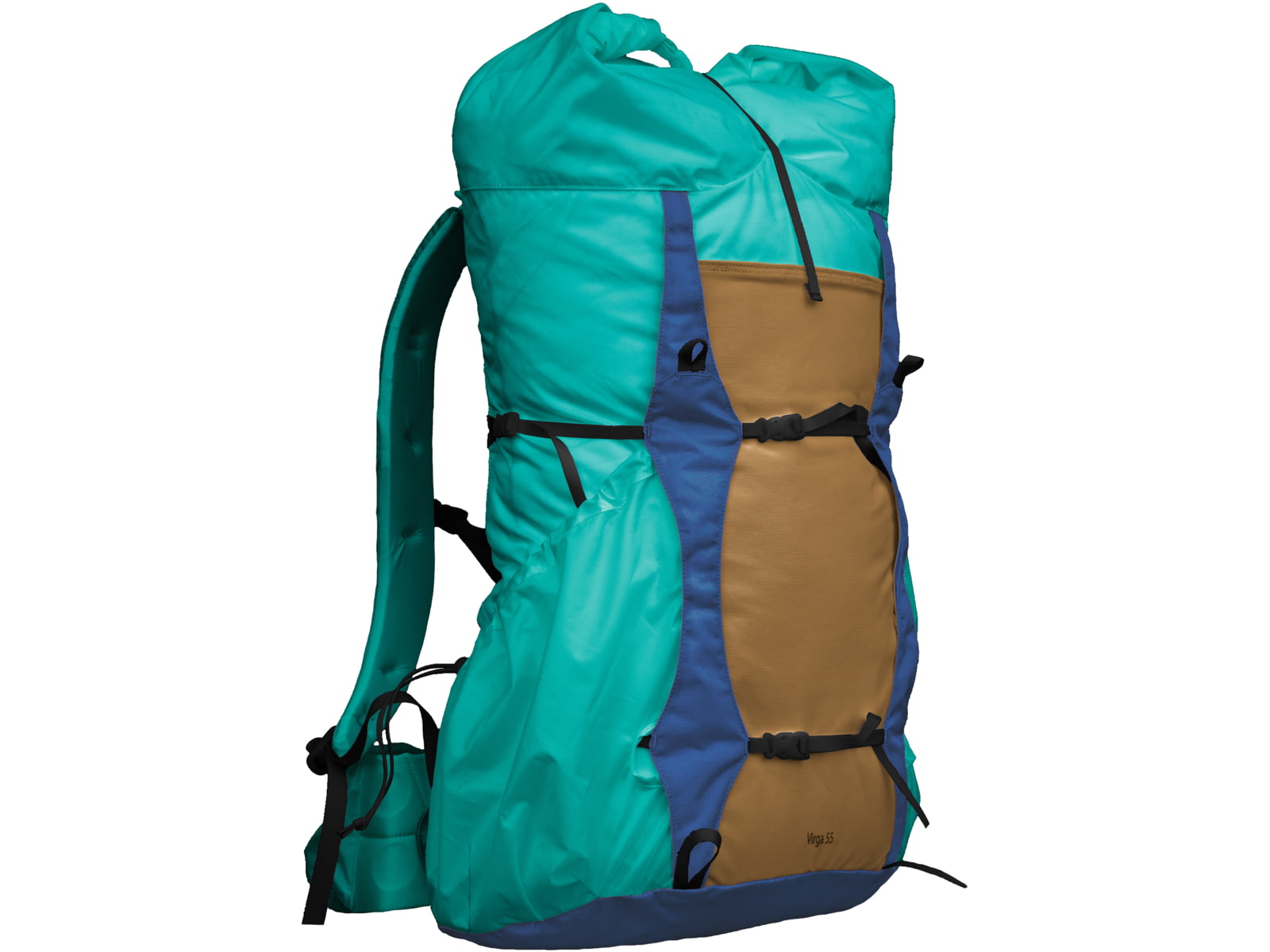 Granite Gear Virga3 Backpack Short Roller Teal/Purblue 55L 50022-4034